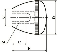 KECConical Grip寸法図