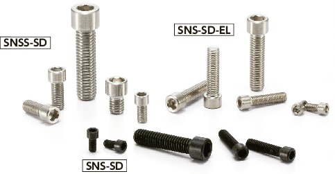 Small head socket cap screw Clearance