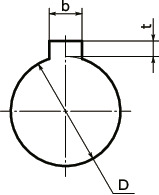 MOM-KFlexible Couplings - Oldham Type - Set Screw + Key Type