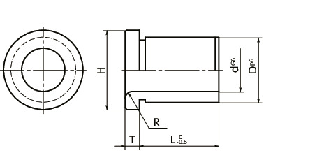 PJBBushing for Locating Pin - Flange Type