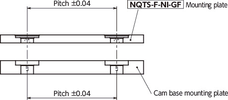NQTS-F-NI-GFQuick Release Fasteners - Knob Type - Free Slide