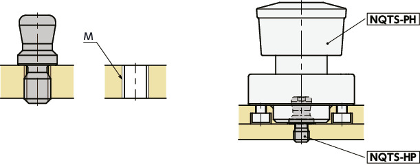 NQTS-HPHold Pins for Quick Release Fasteners