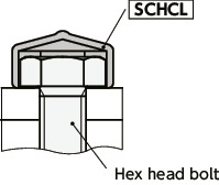 SCHCLScrew Caps, Hex Head Protectors