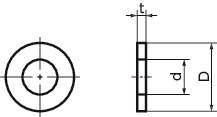 SPA-W-BKPlastic Washers - RENY寸法図