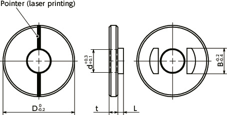 SWAS-PPKFlat Washer for Slotted Holes寸法図