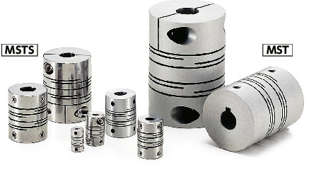 A2017 Aluminum 24 mm and 28 mm Bore Diameters NBK MJC-65K-BL-24-28 Jaw Flexible Coupling Set Screw and Key Type 