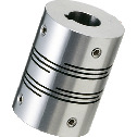 Flexible Couplings - Slit Type - Set Screw + Key Type