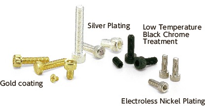 SNSS-AUSHex Socket Head Cap Screws - Gold Coating