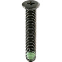 Super Ultra Low Profile Cross Recessed Machine Screws with Nylon Patch