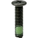 Cross Recessed Micro Pan Head Screws with Nylon Patch - Type 0-2