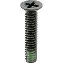Cross Recessed Micro Flat Head Machine Screws with Nylon Patch - Type 0-3