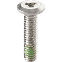 Ultra Low Profile Tamper-Resistant Screws with Nylon Patch