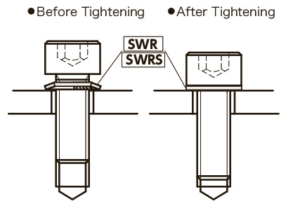 SWRRIBbed 잠금 와셔