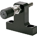 Stoppers for Linear Guides, Base Mounting, Steel, with Stopper Bolt with Urethane Pad