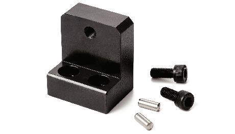 NLSDN-NStoppers for Linear Guides, Base Mounting, Steel, with Fine Threaded Hole for Positioning and Knock Pin
