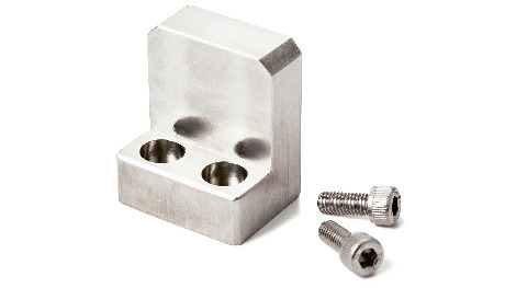 NLSDSStoppers for Linear Guides, Base Mounting, Stainless Steel