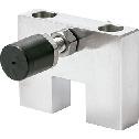 Stoppers for Linear Guides, Base Mounting, Stainless Steel, with Stopper Bolt with Urethane Pad