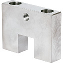 Stoppers for Linear Guides, Base Mounting, Stainless Steel, with Fine Threaded Hole for Positioning