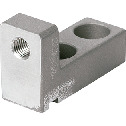 Stoppers for Linear Guides, Compact Type, Stainless Steel, with Fine Threaded Hole for Positioning
