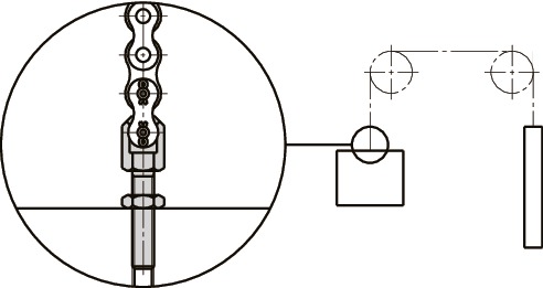 SRCS 롤러 체인 볼트