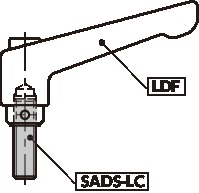 SADS-LC 나사 어댑터-왼나사 타입