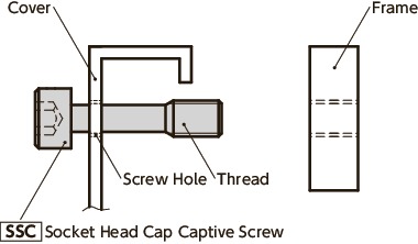SSCSocket Head Cap Captive Screws