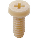 Plastic Cross Recessed Micro Pan Head Machine Screws - PEEK - Type 3