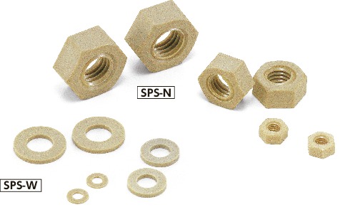 SPS-M10-N_Plastic Screw - Hex Nuts / Washers - PPS|NBK | The Motion ...