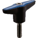 Plastic Clamp Lever, Male Screw