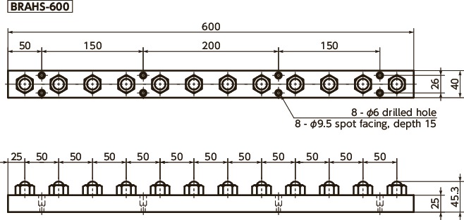 Brahs 400 S Ball Roller Units Press Fit Type Nbk The Motion Control Components