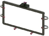 DTK-PBTablet PC Mounting System - 360°rotation Type - Bolt Retention
