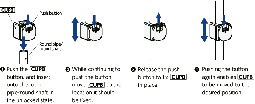 CUPBQuick Positioning Brackets - For Round Pipes