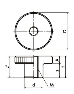 KNFK 널링 손잡이寸法図