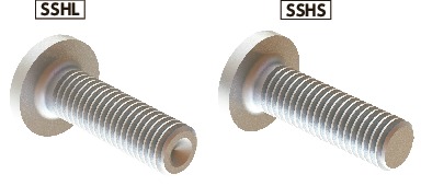 SSHSSocket Head Cap Screws with Ultra Low Profile - SUSXM7