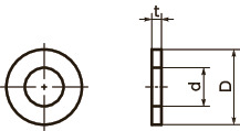 SPV-WPlastic schroeven - zeskantmoeren / ringen - PVDF 寸 法 図