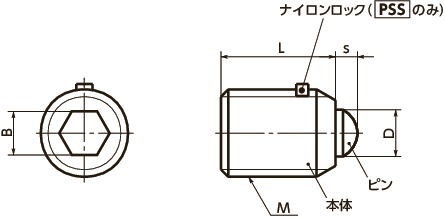 PSSSmall 플런저寸法図