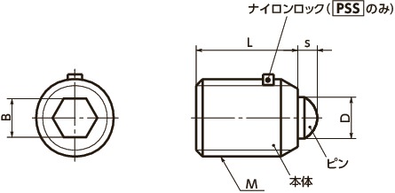 PSSSmall Plungers寸法図
