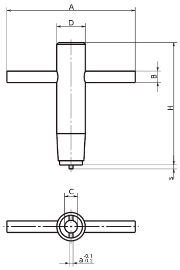 PPWWrench für Pin Plunger 寸 法 図