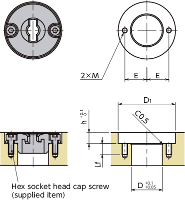 NQTBS-GFCam Bases for Quick Release Fasteners