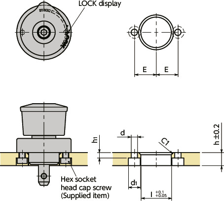 NQTS-NIQuick Release Fasteners – Knob Type – Standard