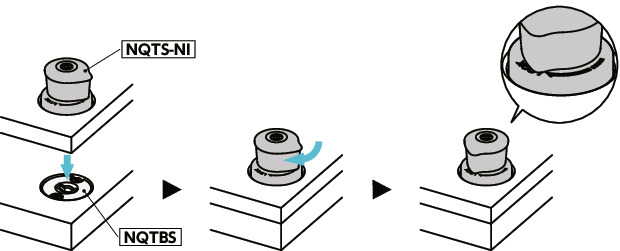 NQTS-NIQuick Release Fasteners – Knob Type – Standard