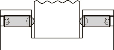 SCS-F-RClamping Screw (Fine Screw Thread) - Full Ball