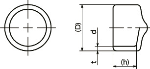 SCHT-HScrew Caps, Cap Head Protectors寸法図