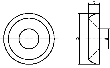 SWAS-RWRosette Washer 寸 法 図