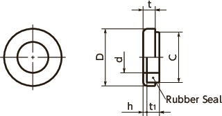 SWS-FSealing 와셔 치수 図