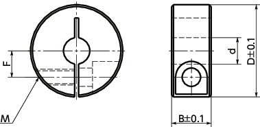 NSCS-CSet Collar - Clamping Type寸法図