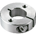 Set Collars with Mounting Hole (Female Screw) - Stainless Steel - Clamping Type