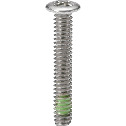 Cross Recessed Micro Pan Head Screws with Nylon Patch - Type 0-2