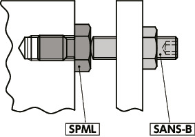SPMLStopper Bolts - Stainless Steel SUS316L