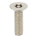 Flat Head Screws with Hexalobular Socket and Pin